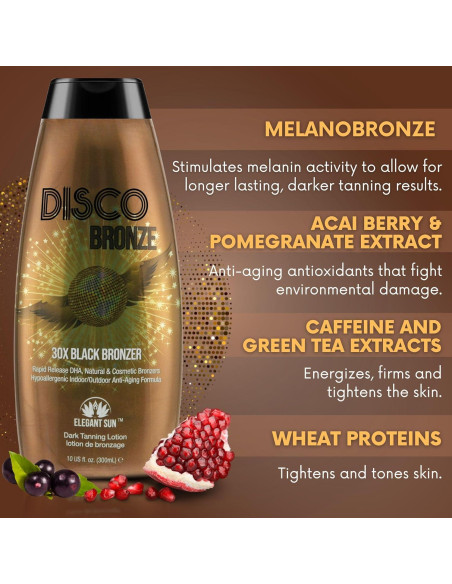 Loción bronceadora Disco Bronze 30X DHA 284g - Acelerador bronceado