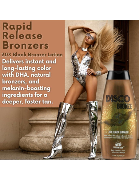 Loción bronceadora Disco Bronze 30X DHA 284g - Acelerador bronceado