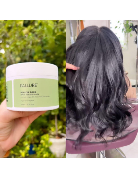 Mascarilla Capilar Pallure 250ml - Hidratación Ácido Hialurónico