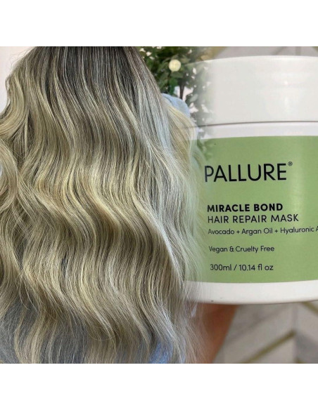 Mascarilla Capilar Pallure 250ml - Hidratación Ácido Hialurónico
