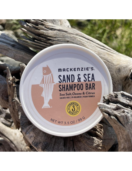 Jabón Sólido Desodorante y Champú MacKenzie Sand & Sea 100g