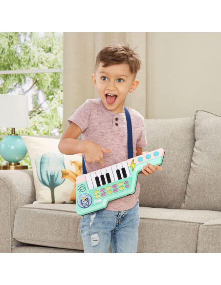 Keytar Musical VTech Bluey con 10 Melodías y Correa