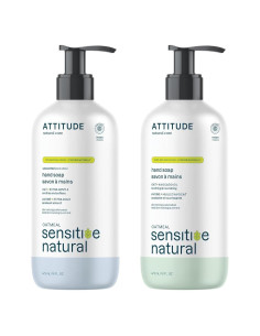 Jabón de Manos ATTITUDE Sin Fragancia 473ml + Aceite de Aguacate 473ml