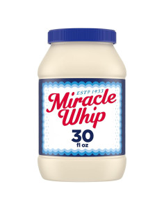 Aderezo tipo mayonesa Miracle Whip 850g - Bajo en carbohidratos