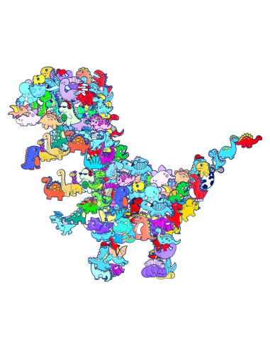 100 Pines de Esmalte de Dinosaurio Ceenna para Mochilas