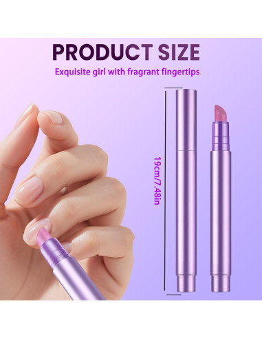 Bolígrafo de Aceite para Cutículas TIUSUTA 3-en-1 con Punta Cerámica