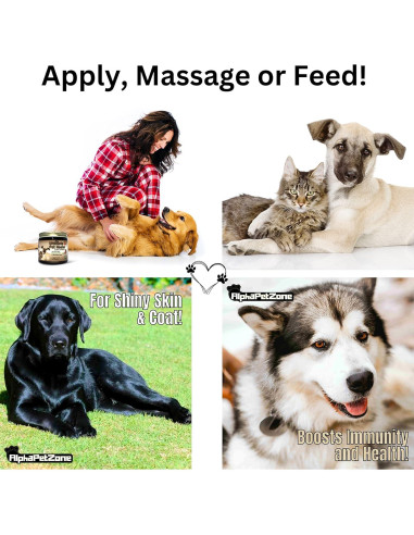 Aceite de Coco Orgánico Alpha Pet Zone 473 ml - Piel y Pelaje