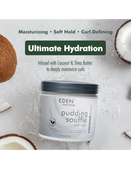 Crema Definidora de Rizos EDEN BodyWorks 453.6 g Coco y Karité