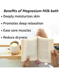 Leche de Baño de Magnesio 300g New Miuz Coco Vainilla Hidratante 2