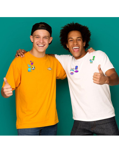 100 Pines de Esmalte de Dinosaurio Ceenna para Mochilas