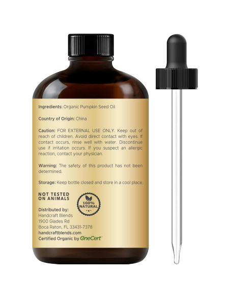 Aceite de Semilla de Calabaza Orgánico Handcraft Blends 118 ml
