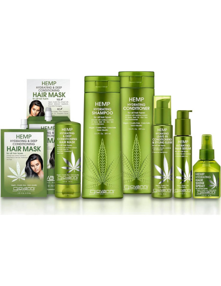 Spray Brillante Hidratante GIOVANNI para Cabello de Cáñamo 127.6 ml