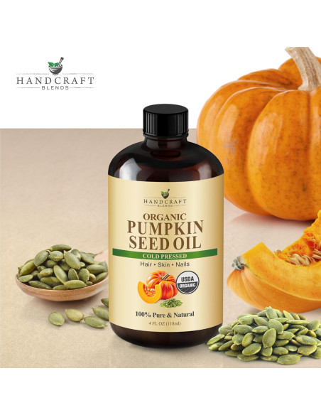 Aceite de Semilla de Calabaza Orgánico Handcraft Blends 118 ml