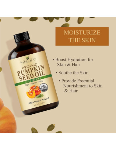 Aceite de Semilla de Calabaza Orgánico Handcraft Blends 118 ml