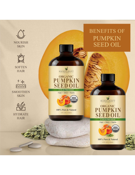 Aceite de Semilla de Calabaza Orgánico Handcraft Blends 118 ml