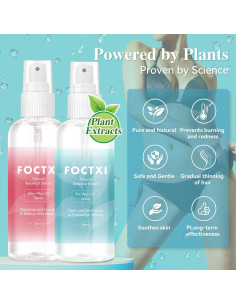 Kit Cuidado Piel Depilación FOCTXI - 2 Sprays 100ml 2