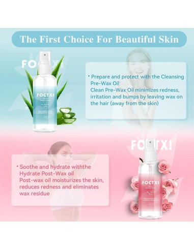 Kit Cuidado Piel Depilación FOCTXI - 2 Sprays 100ml