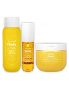 Paquete Cheeky NatureWell: Gel de Ducha 368ml, Aceite 100ml, Crema 340ml