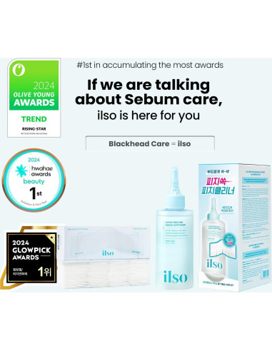 ILSO Suavizante de Sebo Derretido 156.9 ml + 40 Almohadillas