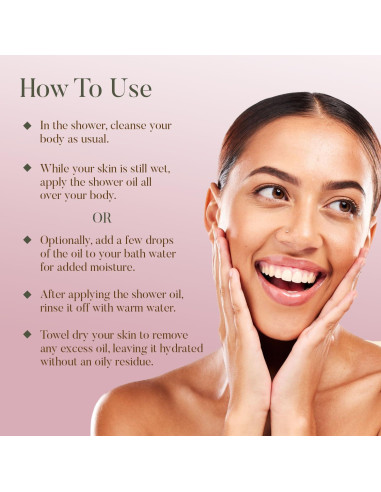 Aceite de Ducha Ayurveda OHRIA Rosa y Granada 50ml