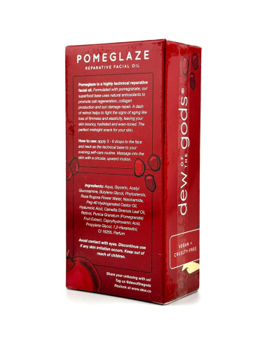 Aceite Facial Pomeglaze Dew Of The Gods con Retinol 30ml