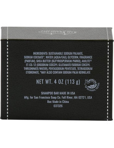 Mini-Bar de Jabón San Francisco 113g Madera de Ébano y Café 2