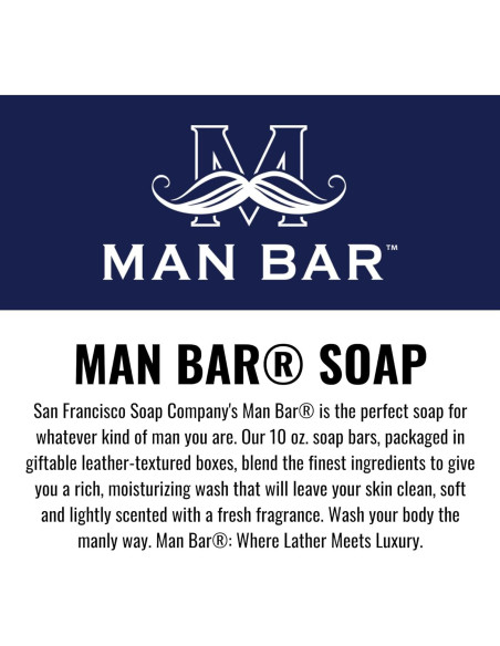 Mini-Bar de Jabón San Francisco 113g Madera de Ébano y Café