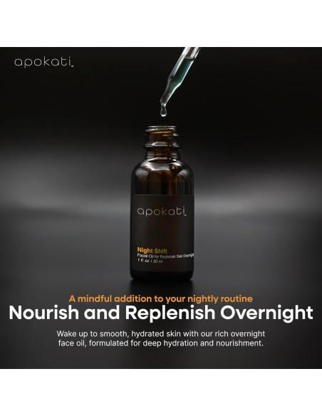 Aceite Facial Nocturno Apokati 30ml - Tansy, Manzanilla y Helichrysum