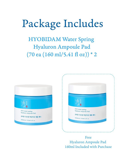 Sooryehan Pad de Ampolla Agua Primavera 320 ml - Hidratante Facial