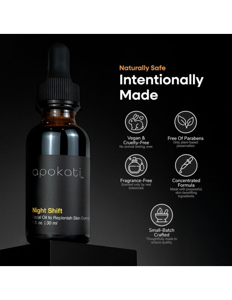 Aceite Facial Nocturno Apokati 30ml - Tansy, Manzanilla y Helichrysum