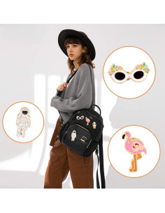 Conjunto de 25 Pines de Solapa de Esmalte EuTengHao - Multicolor 2