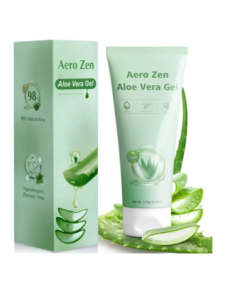 Gel de Aloe Vera 98% Aero Zen 154 ml Hidratante Natural