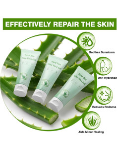 Gel de Aloe Vera 98% Aero Zen 154 ml Hidratante Natural 2