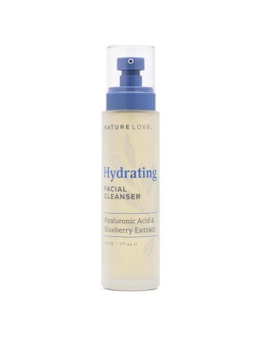 Limpiador Facial Hidratante Nature Love 177 ml - Ácido Hialurónico y Arándano