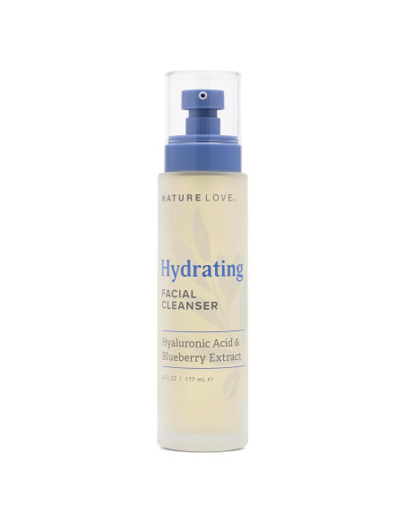 Limpiador Facial Hidratante Nature Love 177 ml - Ácido Hialurónico y Arándano