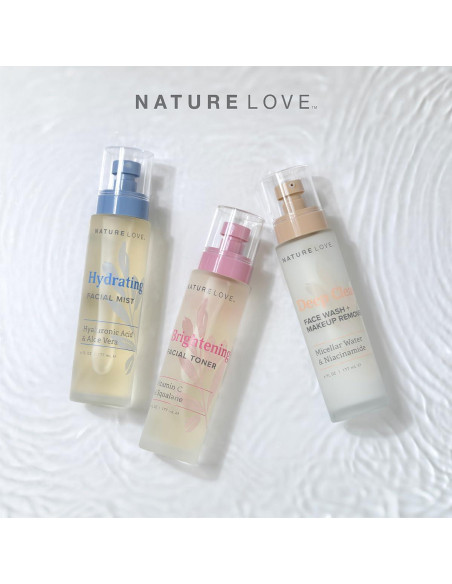 Limpiador Facial Hidratante Nature Love 177 ml - Ácido Hialurónico y Arándano