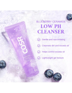 Limpiador Facial Suave HWM 93g con Ceramidas y Arándano 2