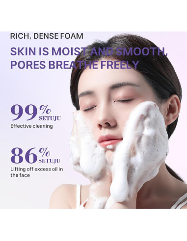 Limpiador Facial Suave HWM 93g con Ceramidas y Arándano