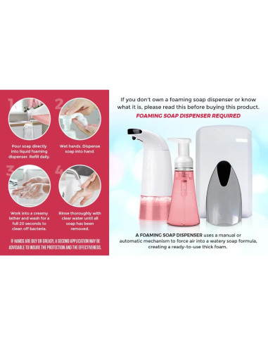 Jabón de Manos Antibacteriano Espumoso Bastion 3.78 L Pomelo Rosa