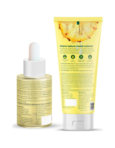 Combo Jabón Facial de Piña y Suero Depigmentante Beaucience