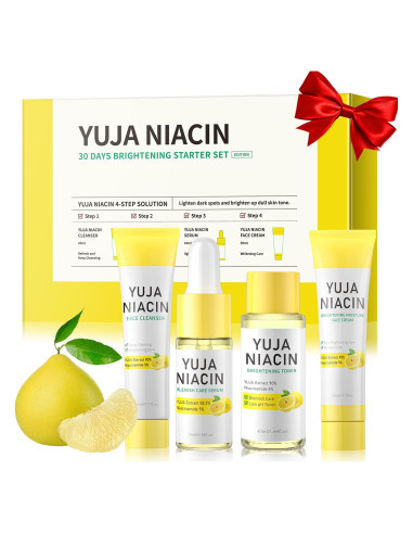 Set de Cuidado de Piel Facial Niacinamida 4 Piezas - Viaje