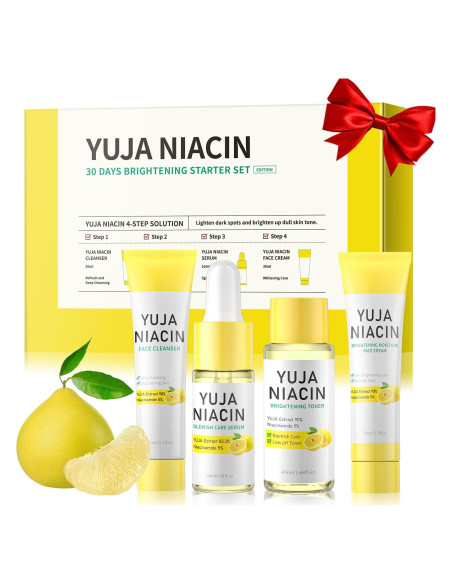 Set de Cuidado de Piel Facial Niacinamida 4 Piezas - Viaje