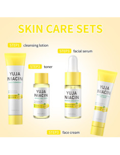 Set de Cuidado de Piel Facial Niacinamida 4 Piezas - Viaje 2