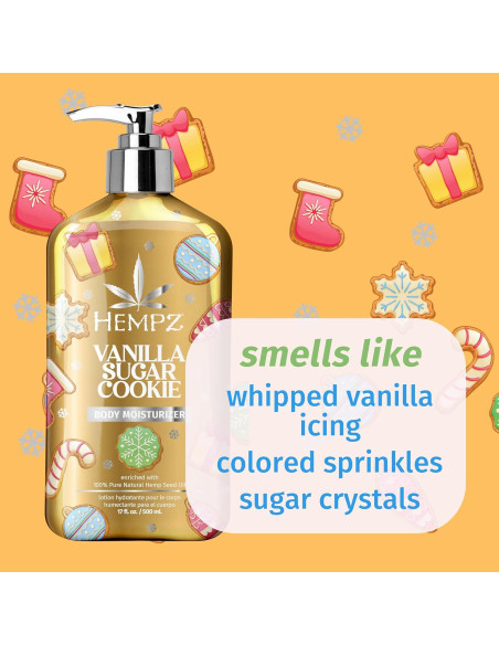 Hidratante Corporal Hempz Galleta de Azúcar Vainilla 502 ml