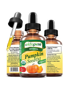 Aceite de Semilla de Calabaza Orgánico myVidaPure 59 ml Puro Extra Virgen