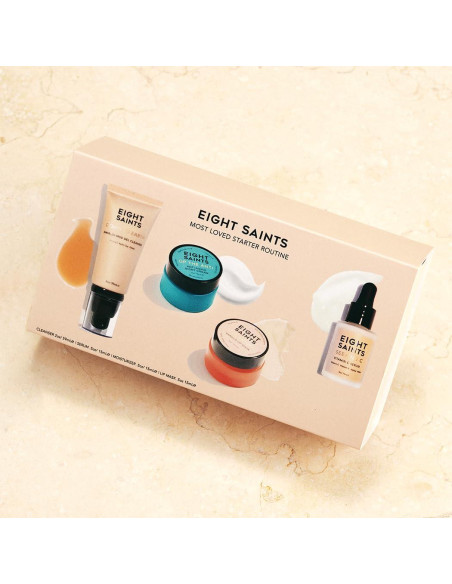Conjunto de Cuidado de la Piel Eight Saints - Limpiador, Suero, Crema
