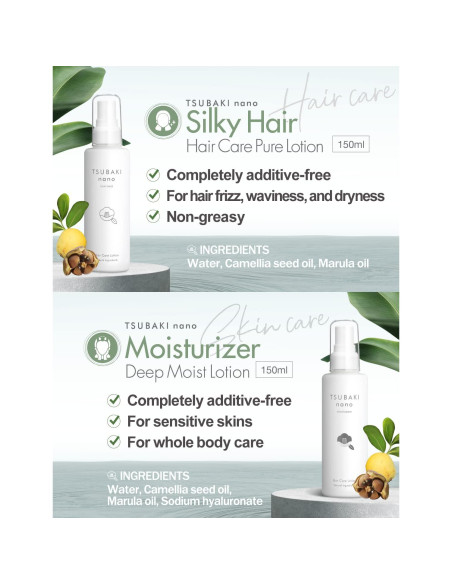 Loción Hidratante Natural Auratec Tsubaki 170g Sin Irritantes