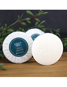 Jabón Redondo OPPEAL de Aceite de Marula 14.17 g - Aroma Ámbar - Pack 120 2