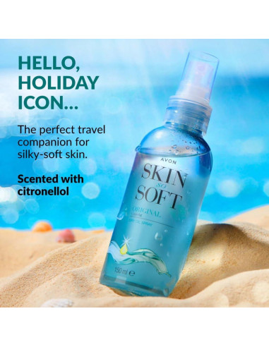 Spray de Aceite Seco Avon Skin So Soft con Jojoba 296 ml