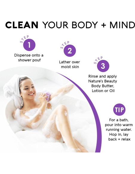 Jabón Corporal Natural Garcoa 473 ml Lavanda y Manzanilla